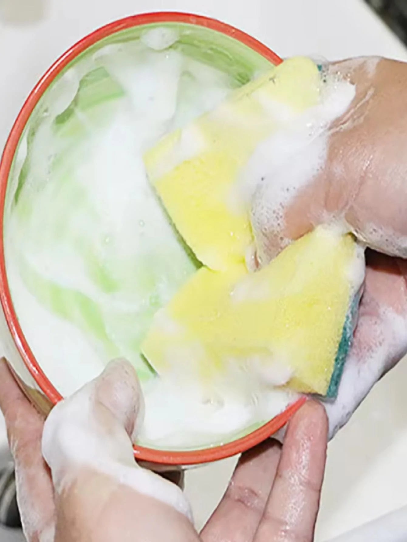 Assorted Dishwashing Sponges And Scouring Pads For Kitchen Cleaning