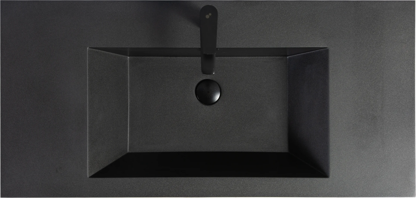 Modern Wall Mounted Bathroom Vanity With Sink