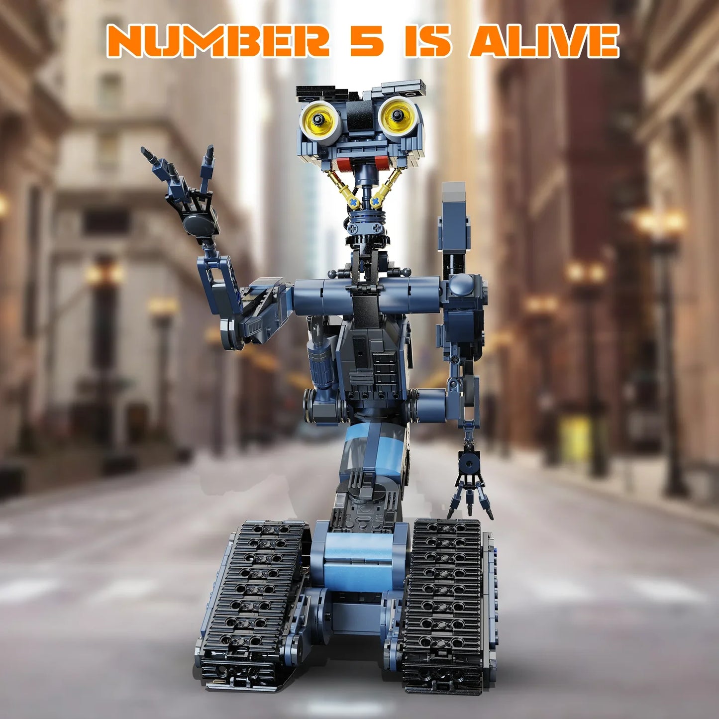 Johnny's 5 Robot Building Blocks Set