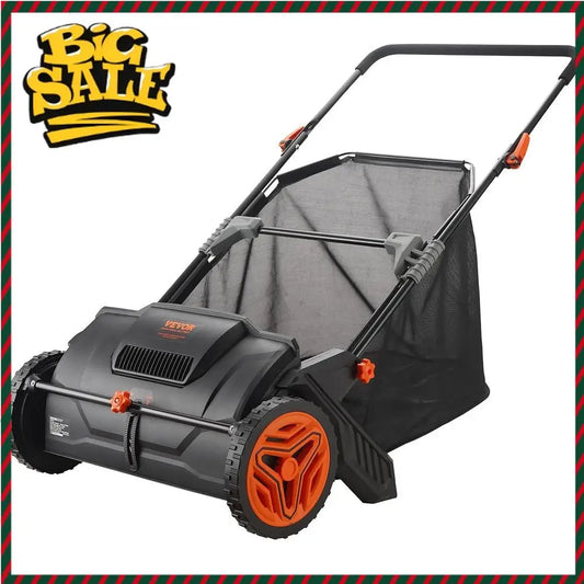 Heavy-Duty Lawn Sweeper