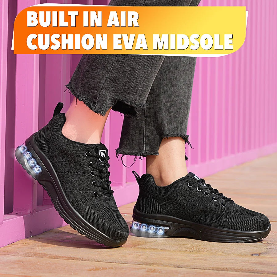 Women Puncture Proof Daily Casual Safety Shoes