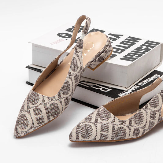 CHCH Summer Low Heel Ankle Strap Sandals