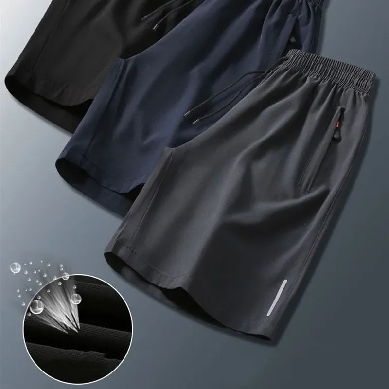 Lightweight Summer Silk Running Athletic Shorts For Men