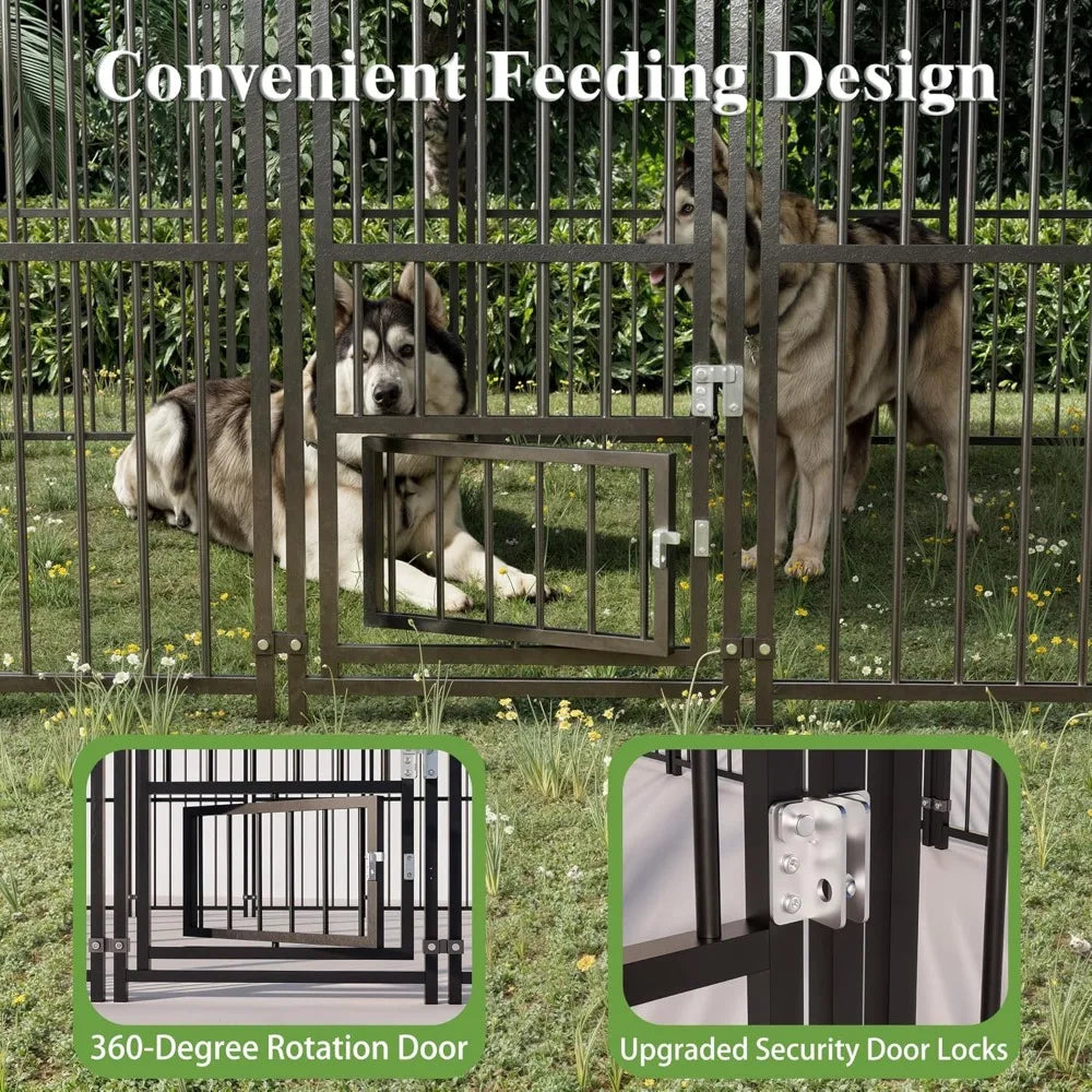 Heavy Duty Outdoor Dog Kennel With Roof