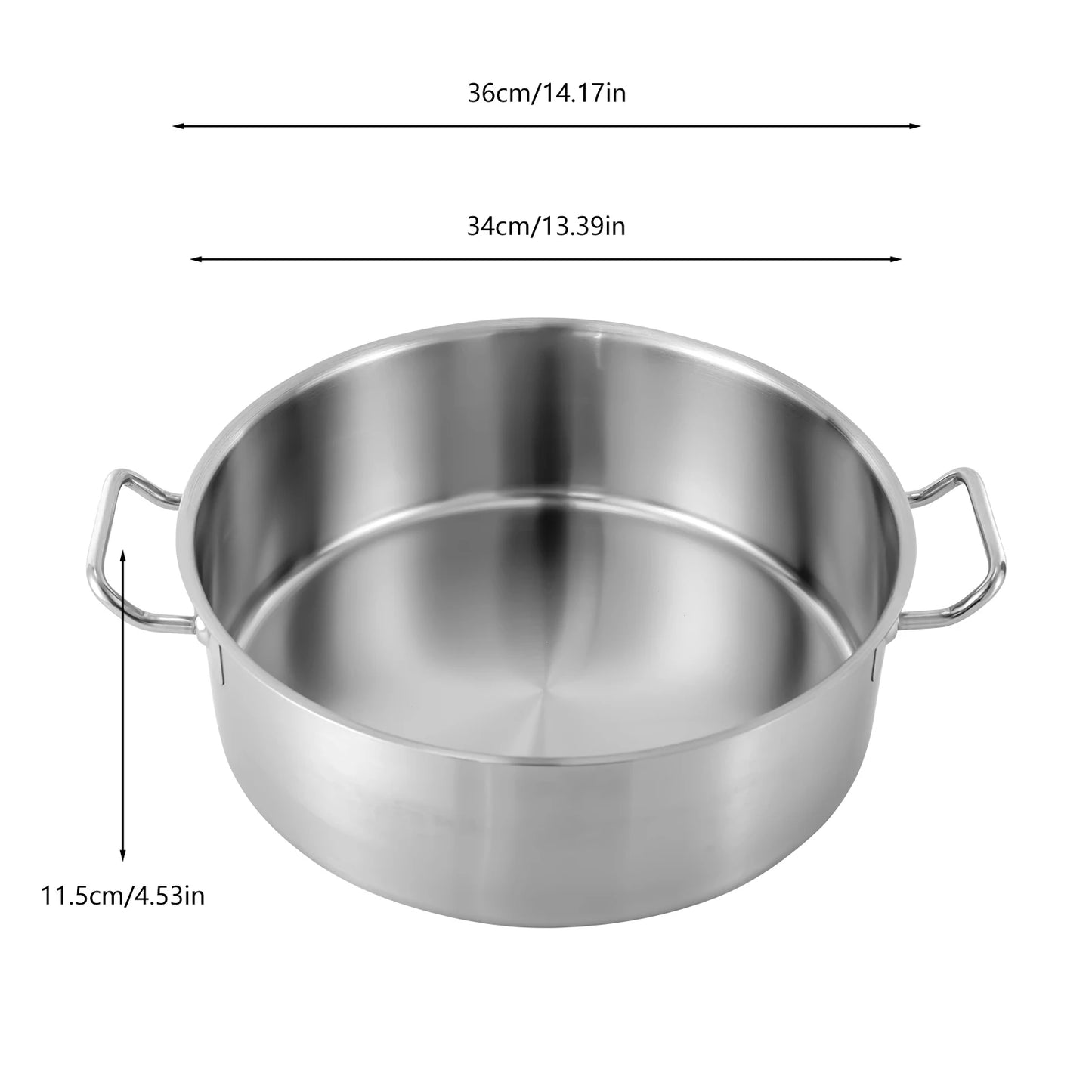 Stainless Steel Stock Pot With Lid