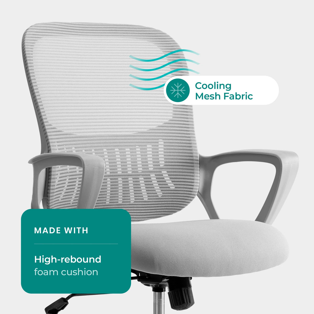 Mcq Ergonomic Adjustable Height Office Chair