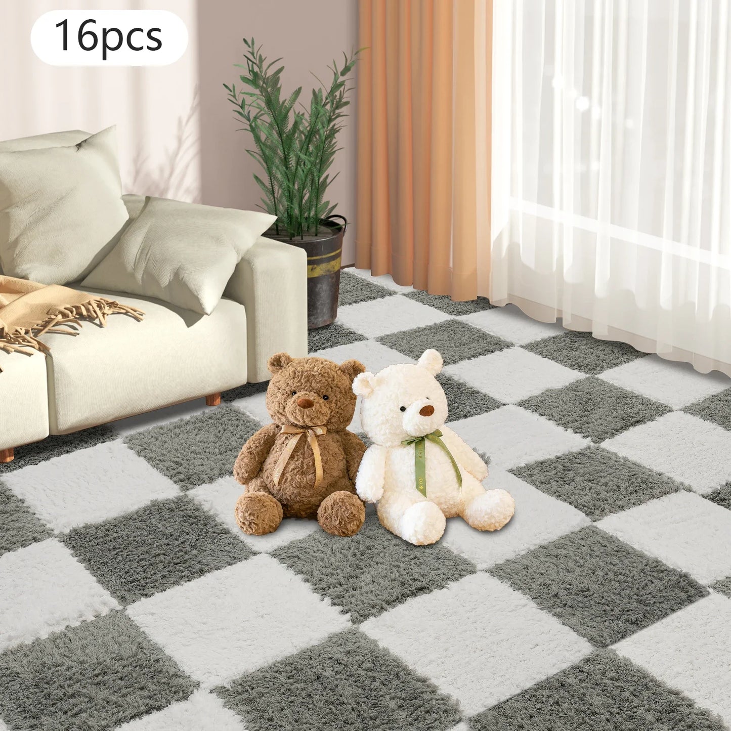Soft  Interlocking Carpet Tiles