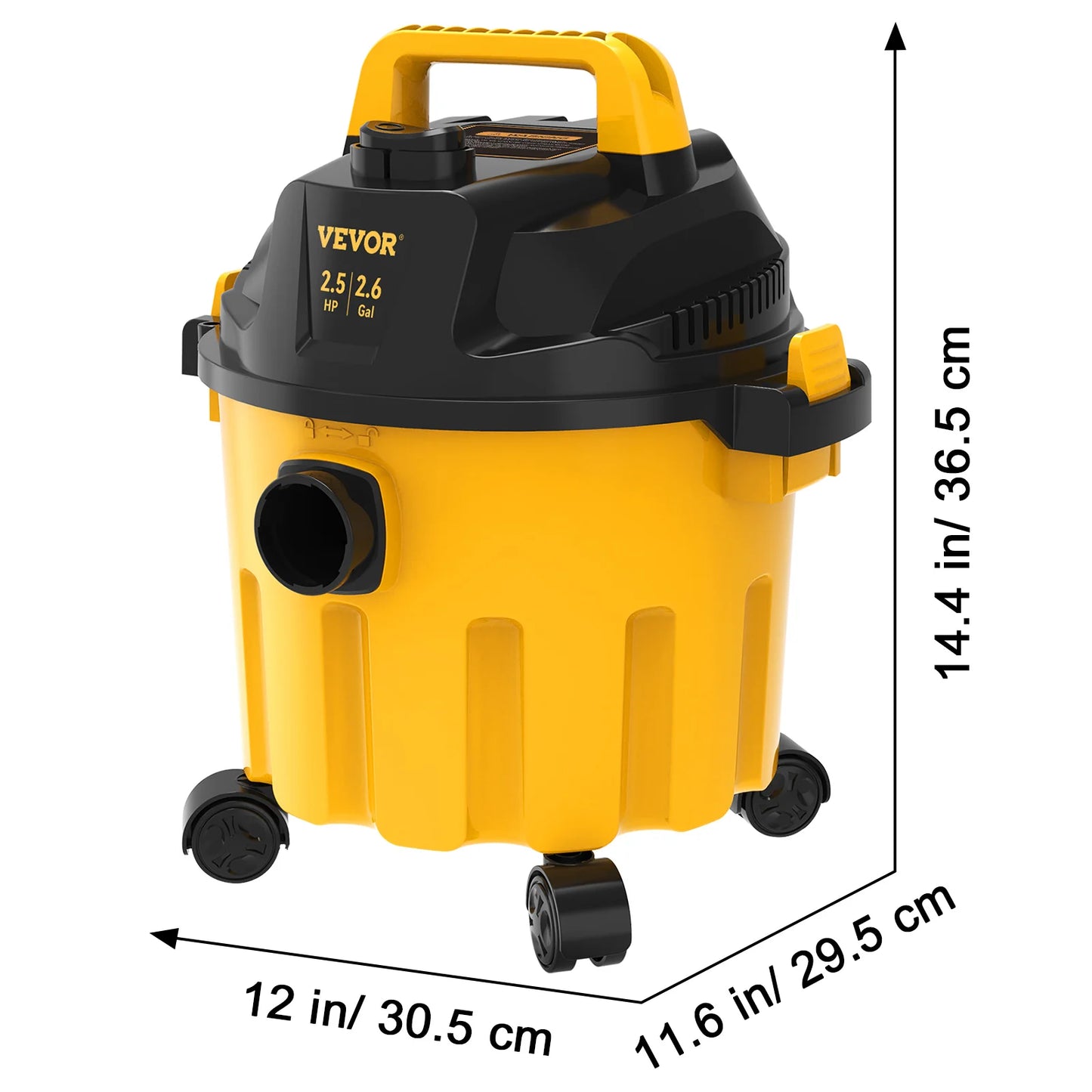 Wet Dry Vac HEPA 2.5 HP 3in1 Portable Vacuum