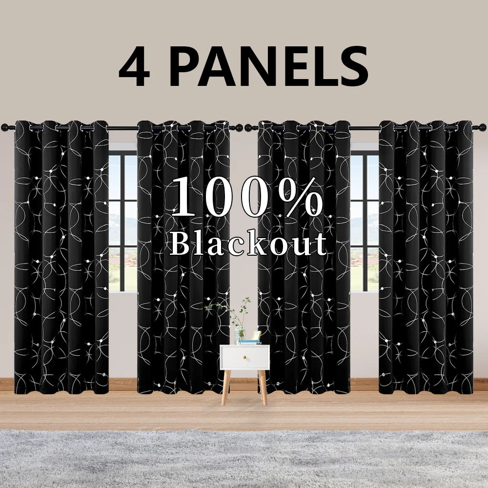 Thermal Insulated Blackout Curtains