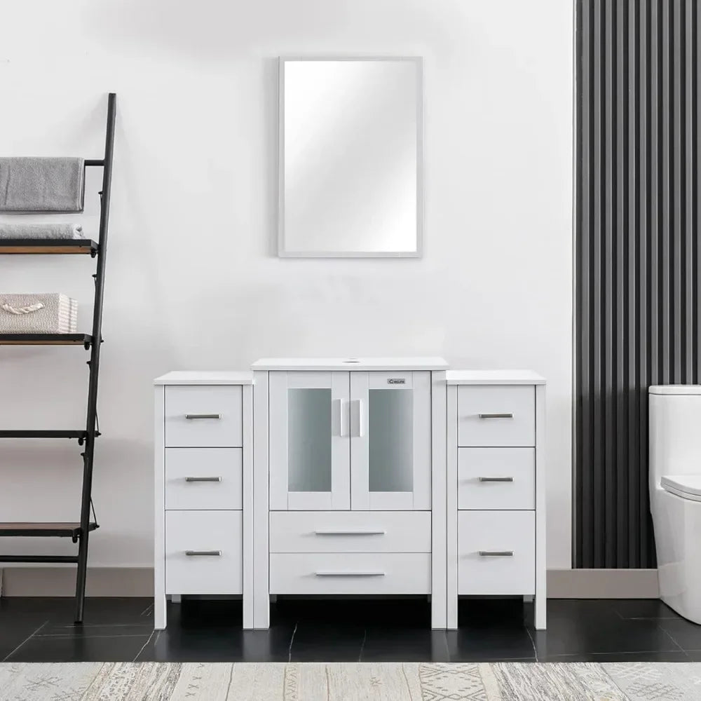 Modern Bathroom Vanity Sink Combo With Spacious Storage Space