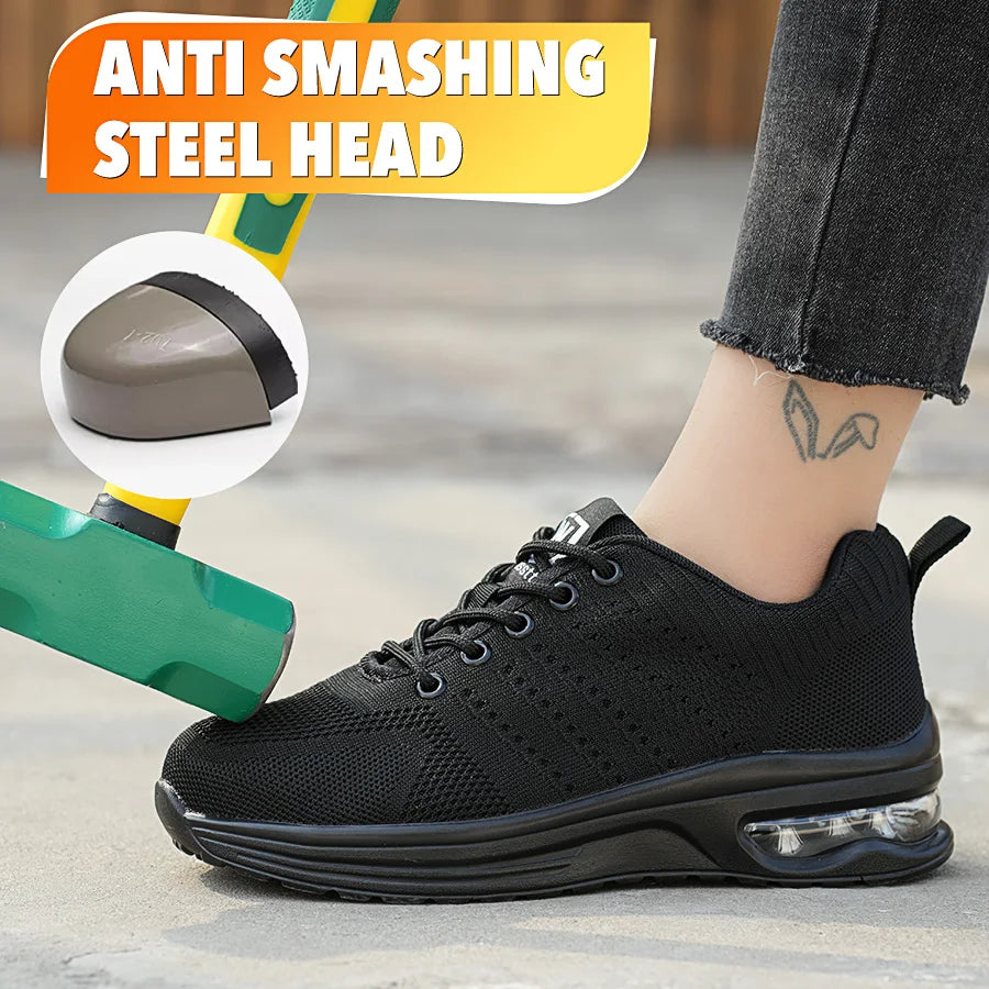 Women Puncture Proof Daily Casual Safety Shoes