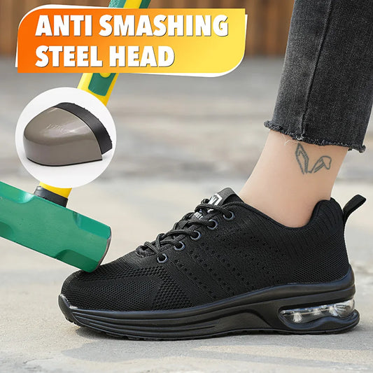 Women Puncture Proof Daily Casual Safety Shoes