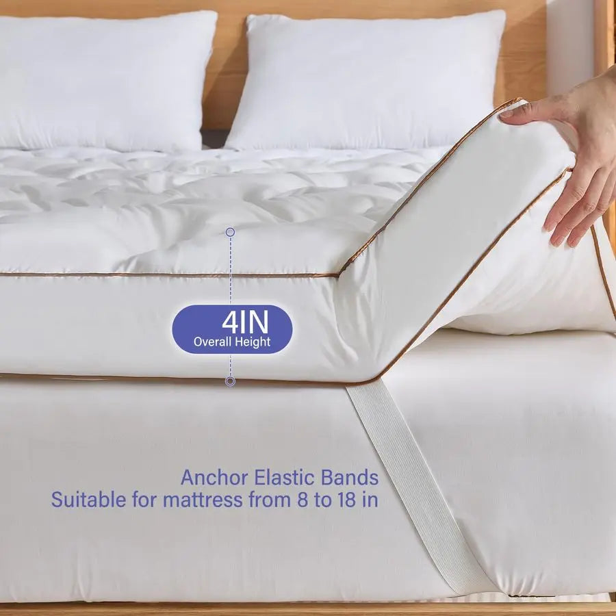 Memory Foam Mattress Topper for Restful Sleep and Support
