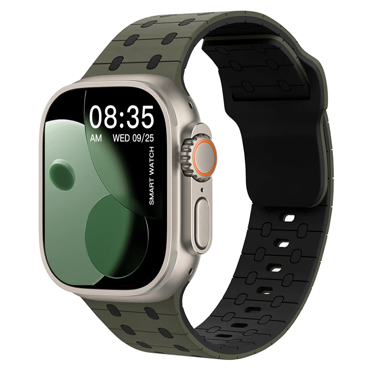 Silicone Apple Watch Band for Series 3 10 SE Ultra