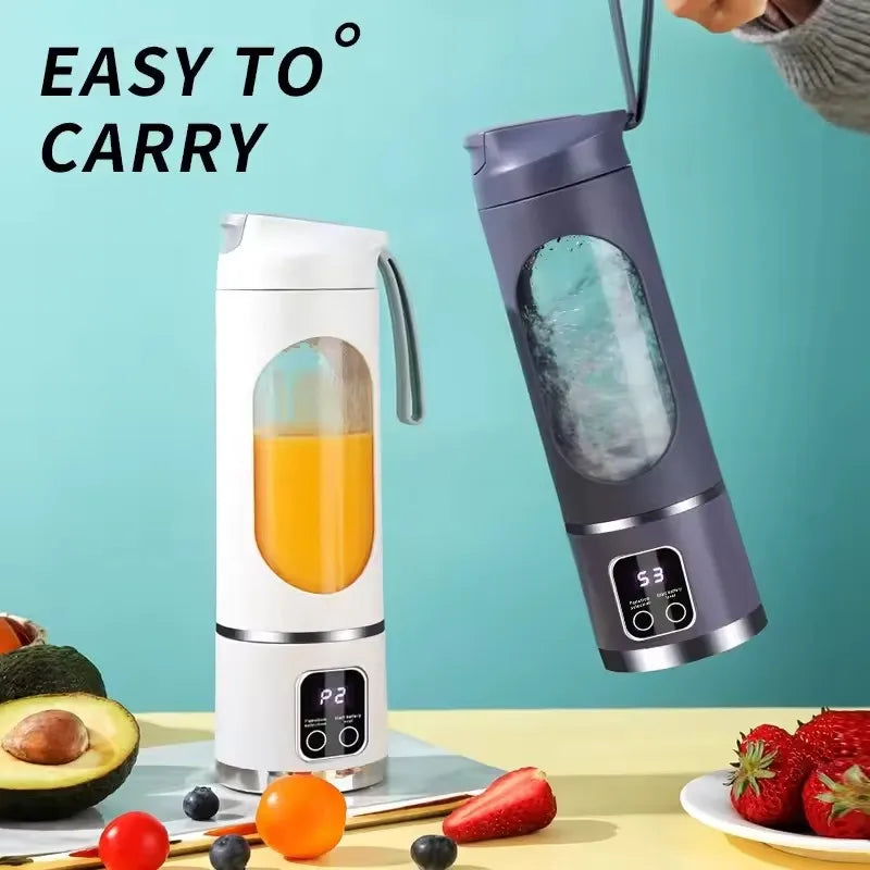 Mini Electric Juicer Ice Crusher With Digital Display