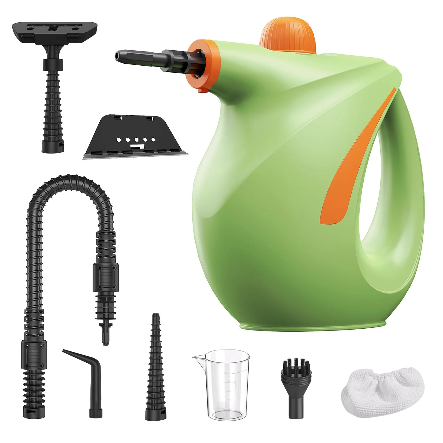 High Temperature Handheld Steam Cleaner 9 Piece Set Portable 350ml