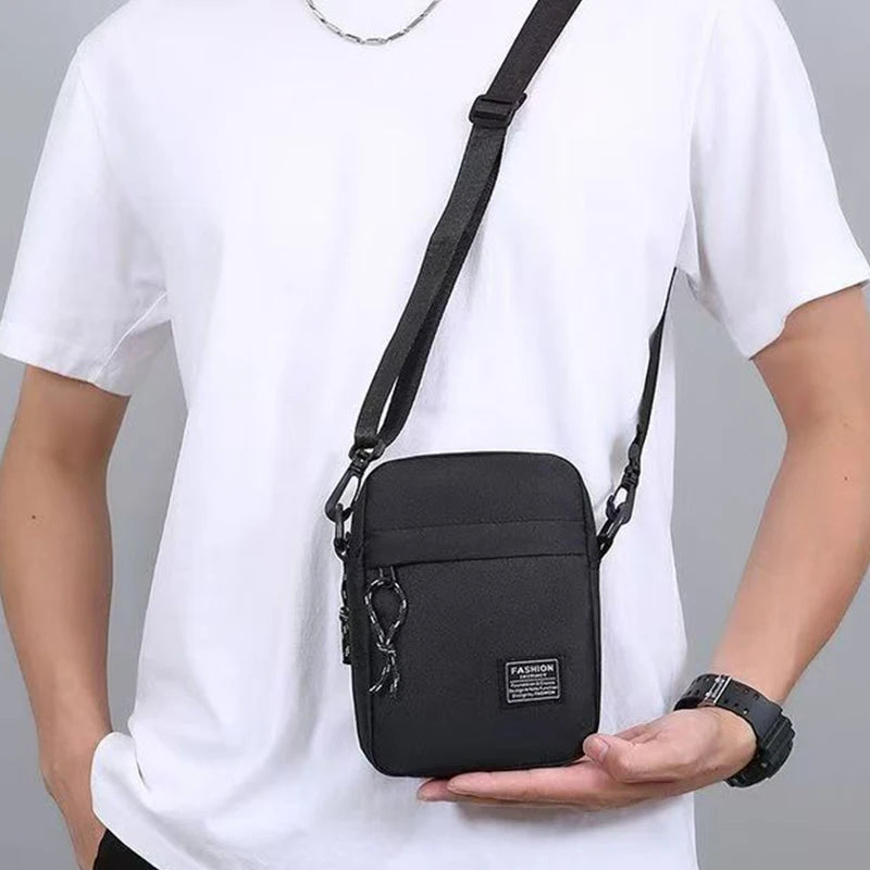 NONECN Men Oxford Satchel Bag Crossbody Casual Shoulder