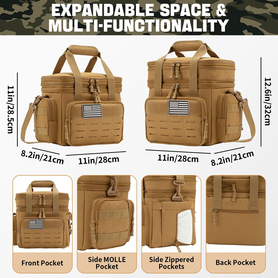 ReFire Gear Tactical Insulated Lunch Box Expandable Cooler