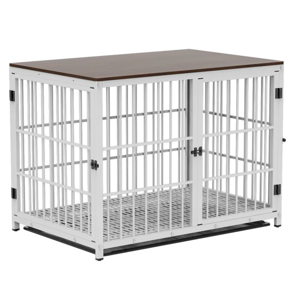 Large Luxury Dog Crate Furniture with 3  Doors