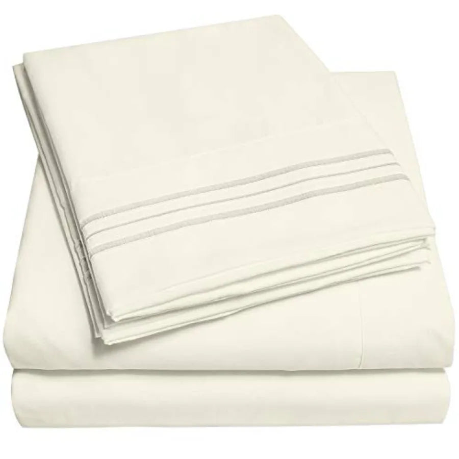 100 Percent Bamboo Fiber Luxury RV Bed Linen Set Six Piece Wrinkle Resistant