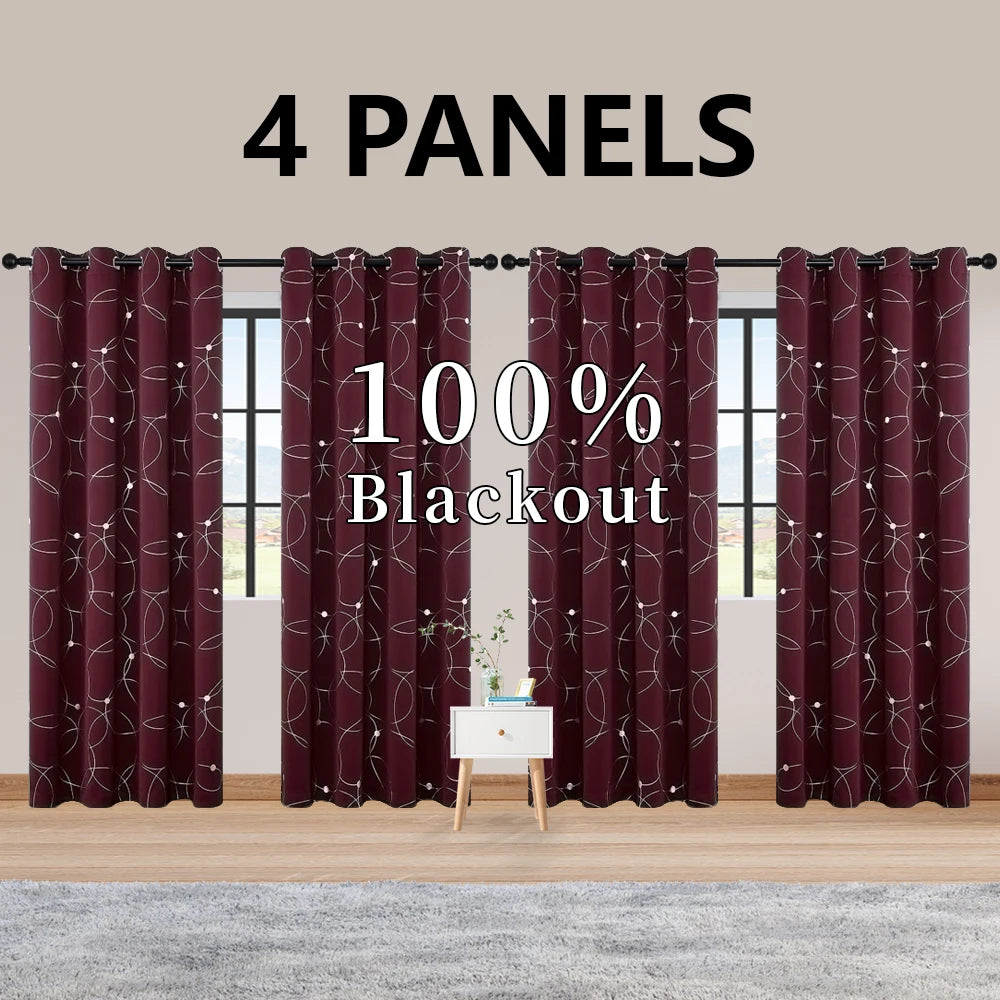 Thermal Insulated Blackout Curtains