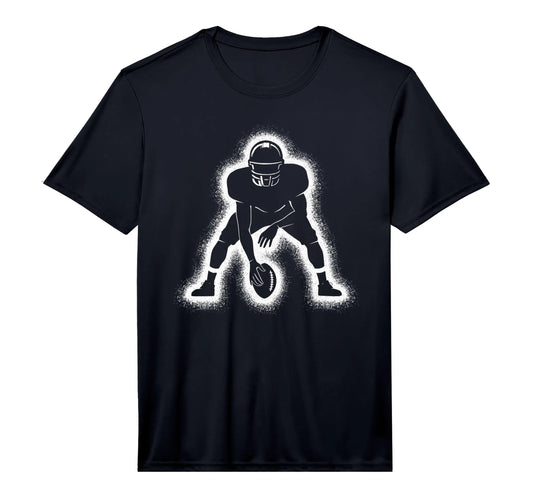 Football Player American Football Performance T Shirt For Men Kids Boys