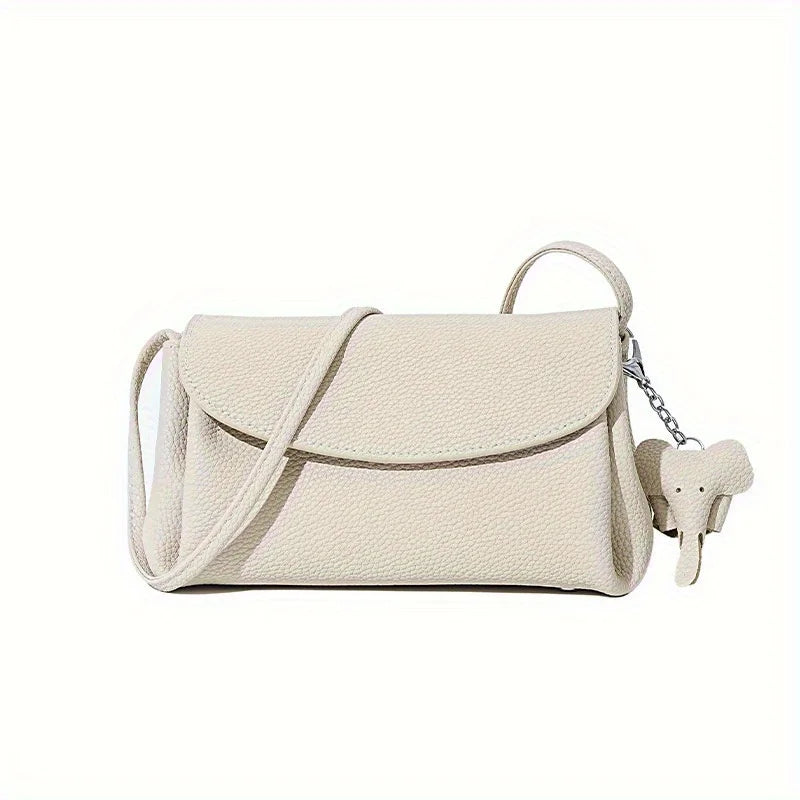 Elephant Cowhide Fashion Crossbody Bag Genuine Leather For Women