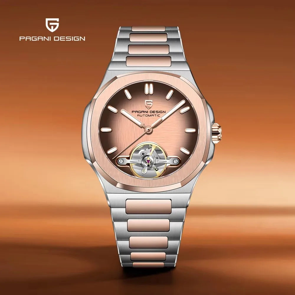Pagani Design Luxury Automatic Watch Stainless Steel Case