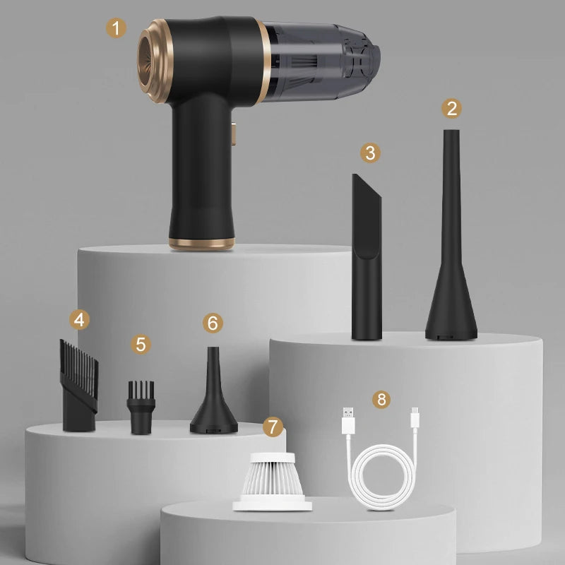 Cordless Portable High Power Vacuum Cleaner With HEPA Filter