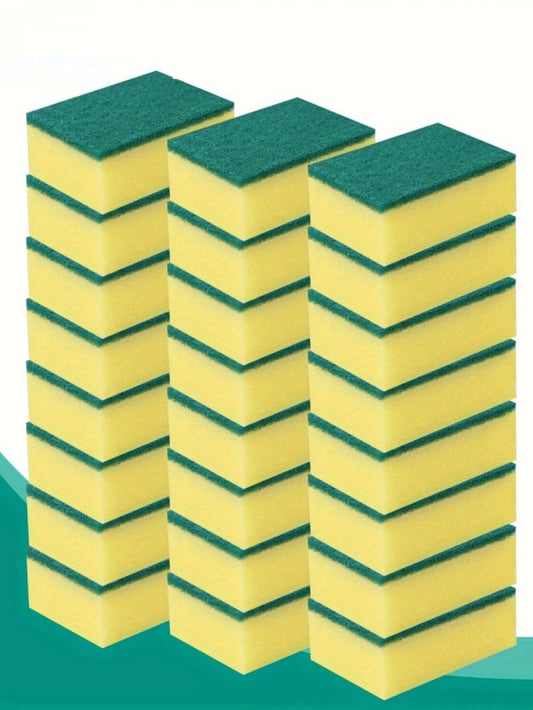 Assorted Dishwashing Sponges And Scouring Pads For Kitchen Cleaning