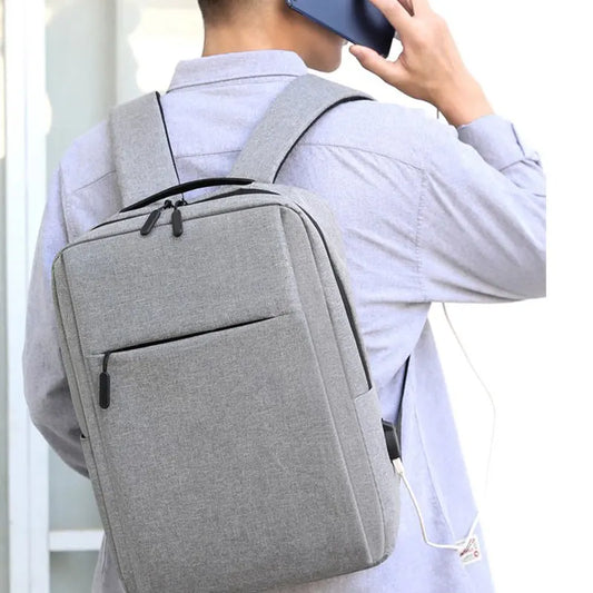 Versatile USB Rechargeable Waterproof Laptop Bag For Business