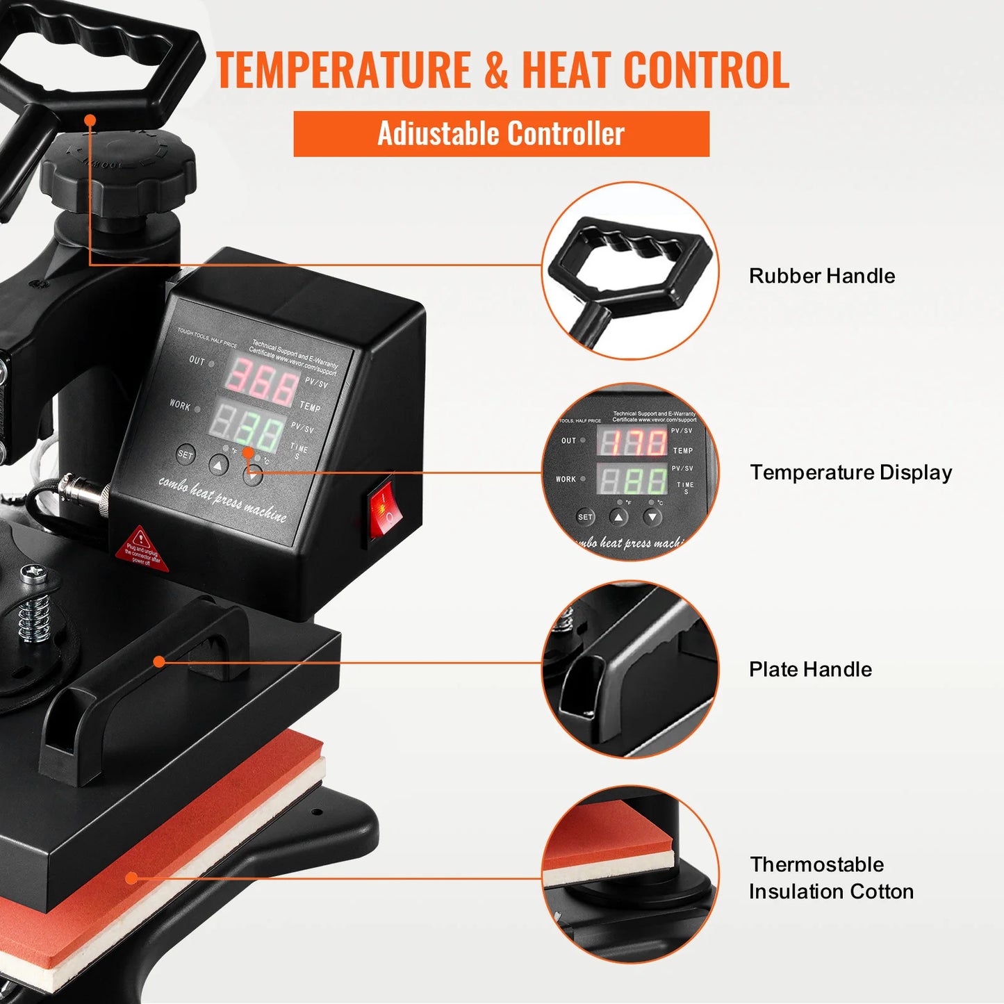 Succebuy Dual Digital Heat Press Machine For Garments
