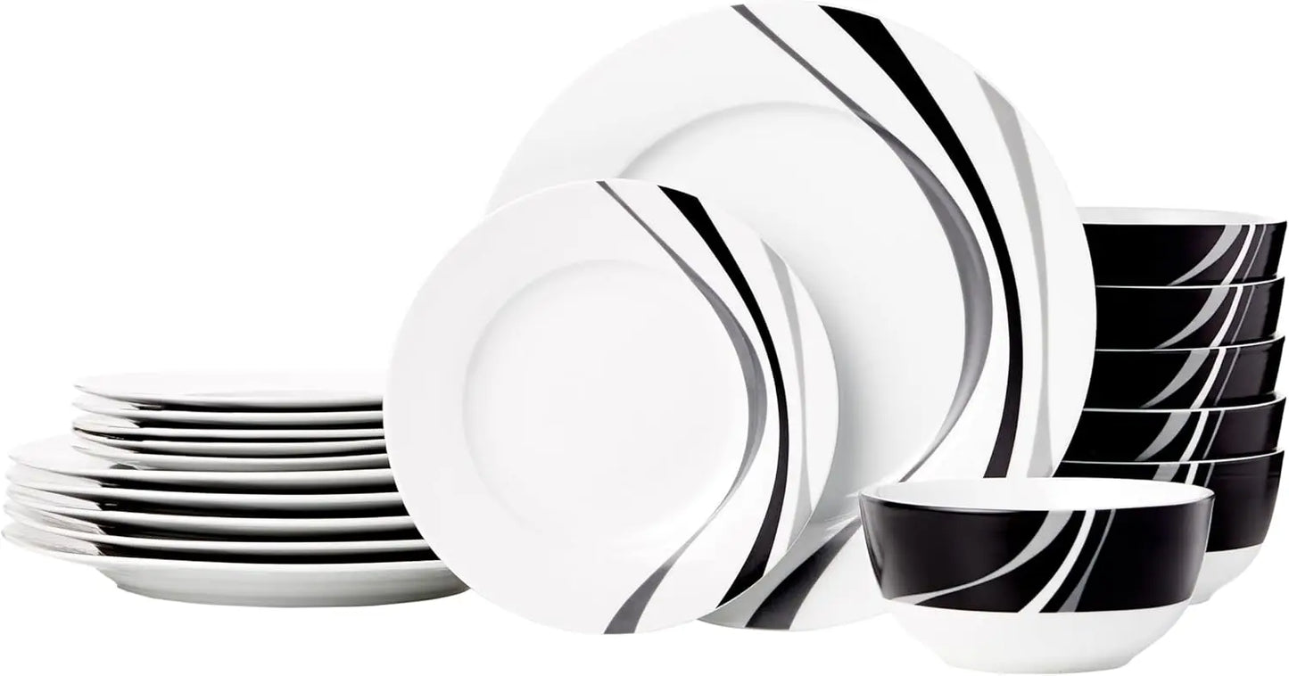 Elegant 18-Piece Dinnerware Set for 6