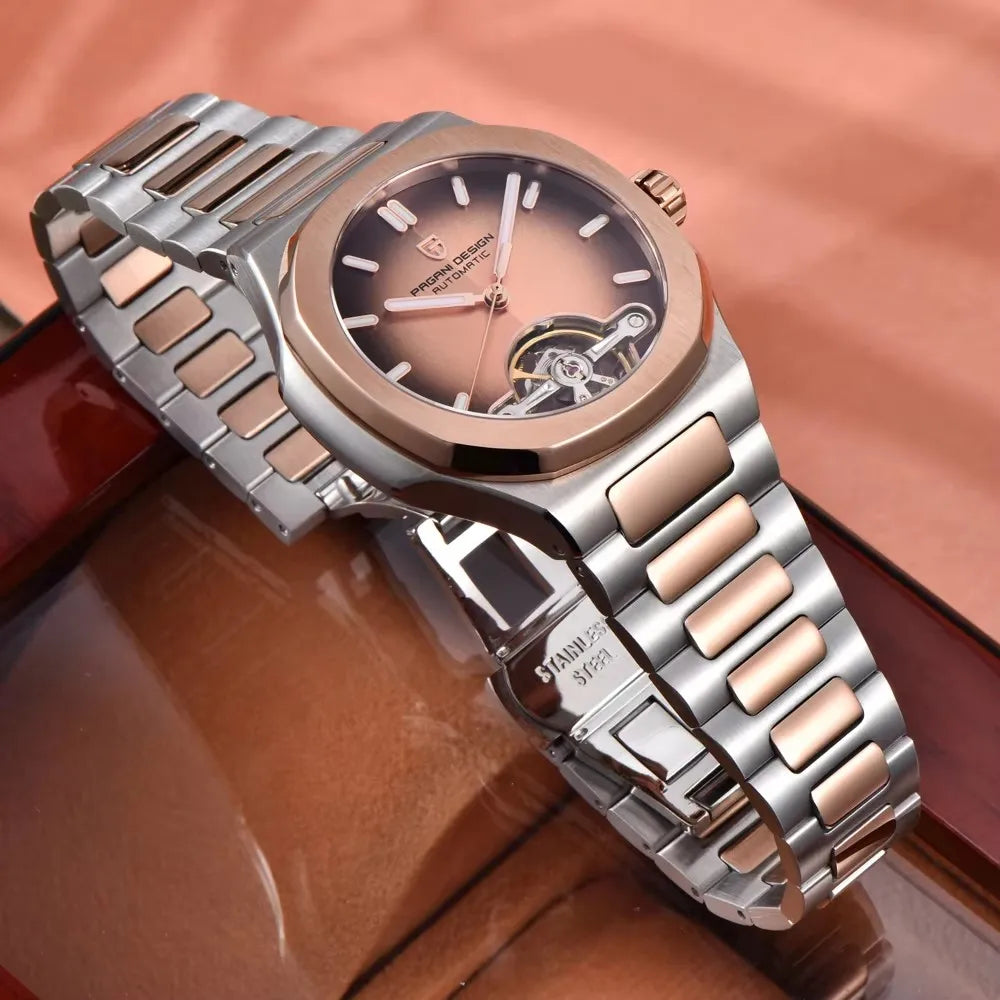 Pagani Design Luxury Automatic Watch Stainless Steel Case