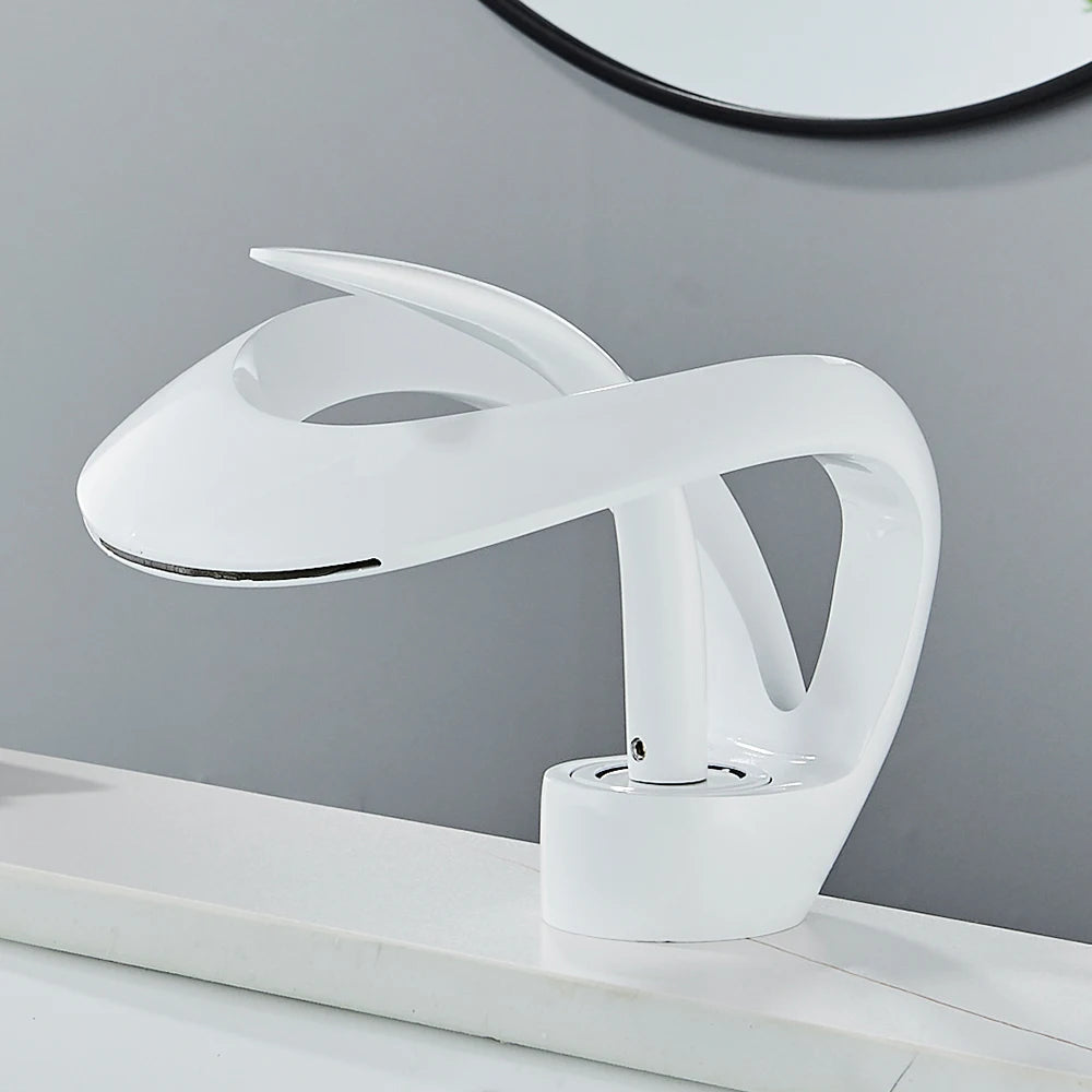 Rozin Luxury Waterfall Basin Faucet Single Hole Sink