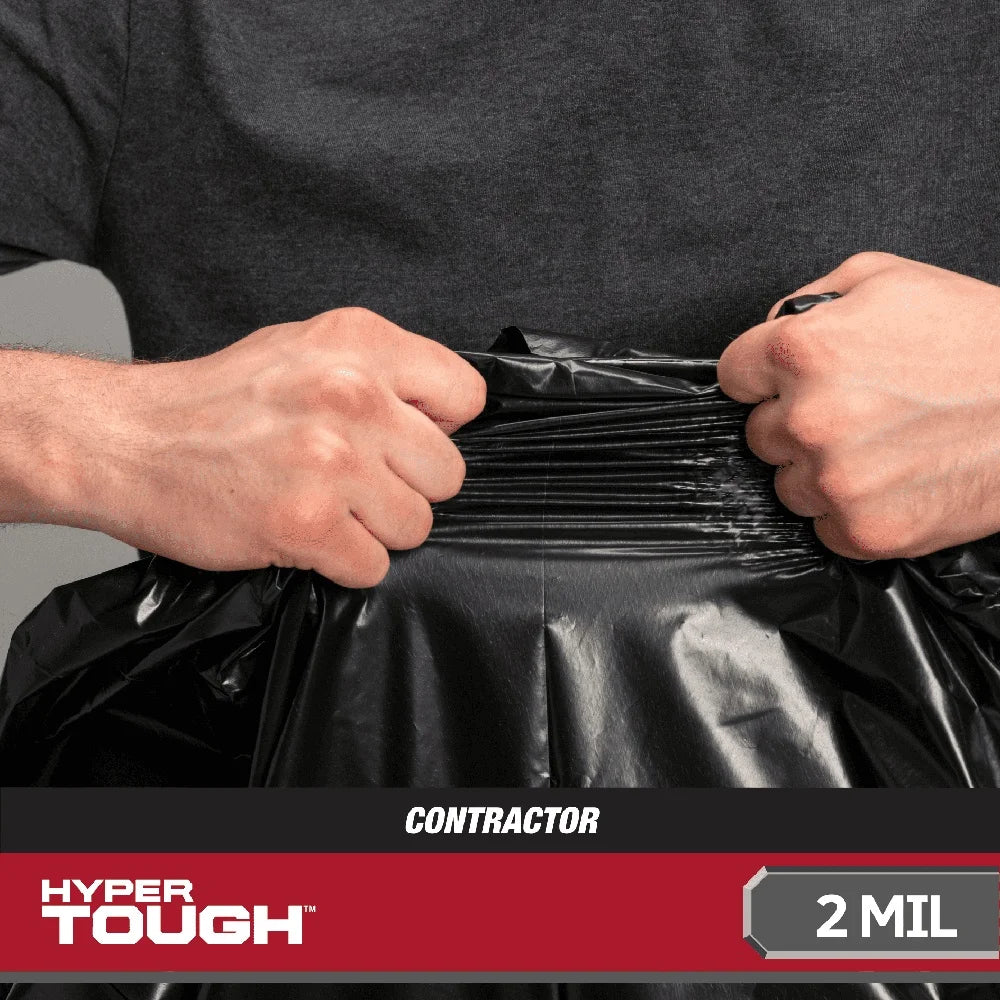 Heavy Duty Contractor Trash Bags 20 Count For Construction Cleanup